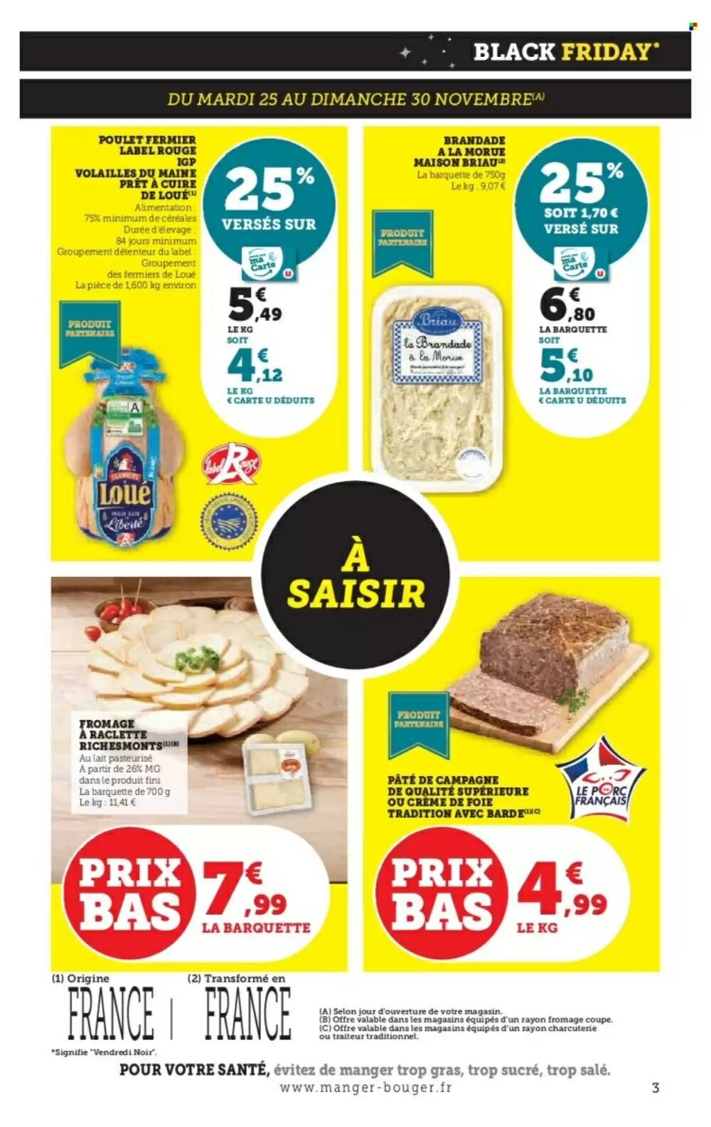 Prospectus promotionnel U Express valable à partir du 25/11/2025 - Page 3.