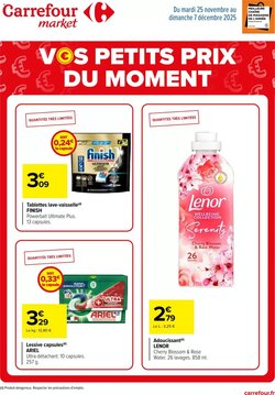 Prospectus promotionnel Carrefour Market valable à partir du 25/11/2025