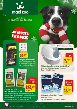 Prospectus promotionnel Maxi Zoo valable à partir du 26/11/2025