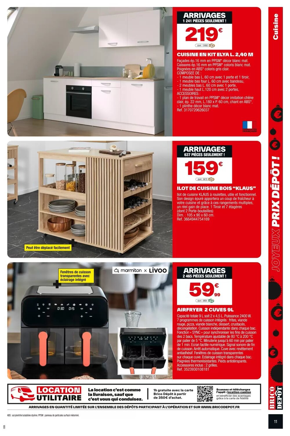 Prospectus promotionnel Brico Dépôt valable à partir du 28/11/2025 - Page 11.