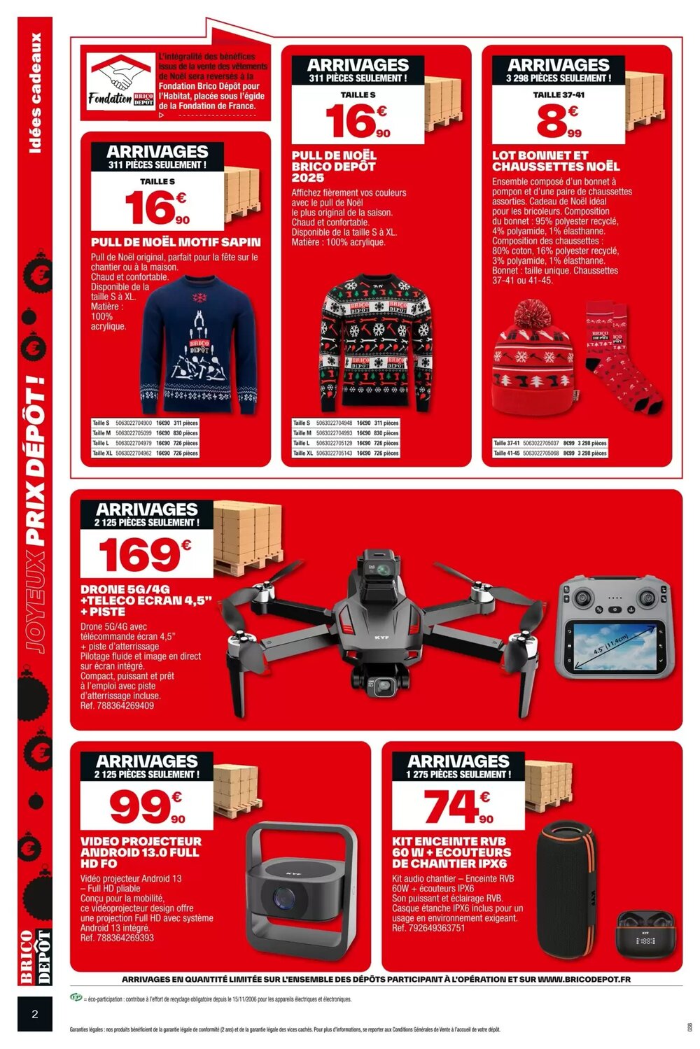 Prospectus promotionnel Brico Dépôt valable à partir du 28/11/2025 - Page 2.