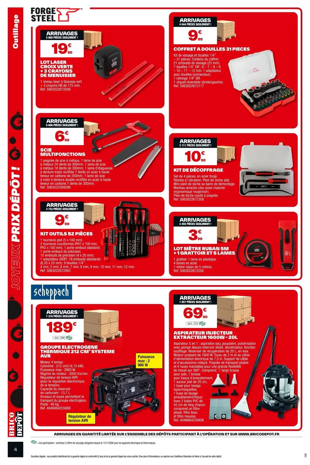 Prospectus promotionnel Brico Dépôt valable à partir du 28/11/2025 - Page 4.