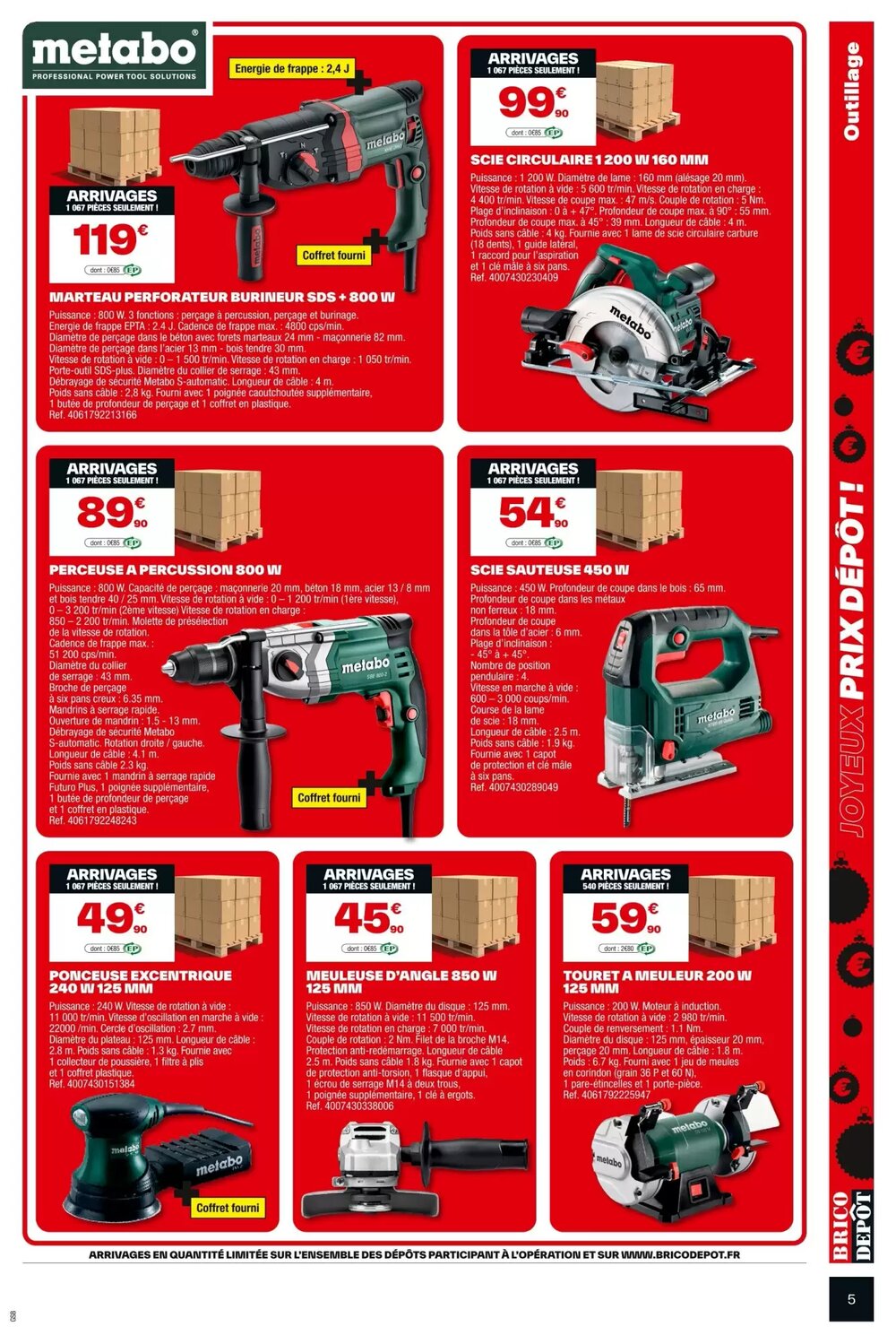 Prospectus promotionnel Brico Dépôt valable à partir du 28/11/2025 - Page 5.