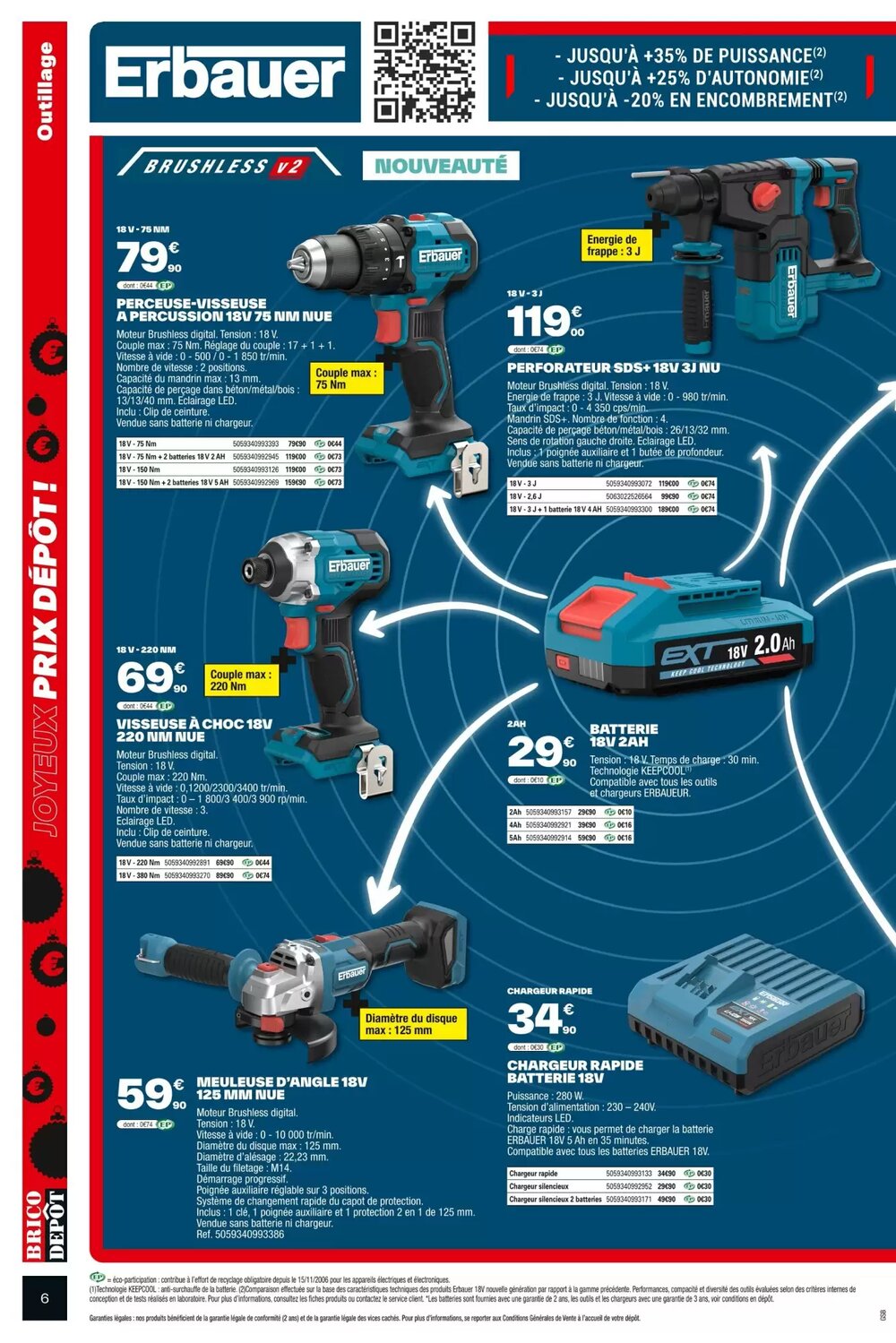 Prospectus promotionnel Brico Dépôt valable à partir du 28/11/2025 - Page 6.