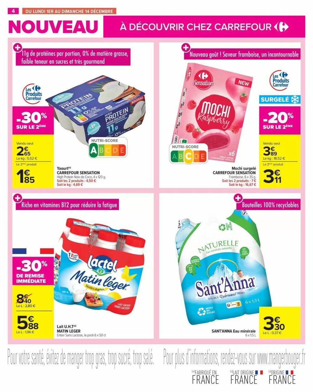 Prospectus promotionnel Carrefour valable à partir du 01/12/2025 - Page 4.