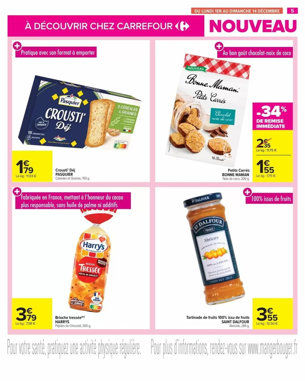 Prospectus promotionnel Carrefour valable à partir du 01/12/2025 - Page 5.