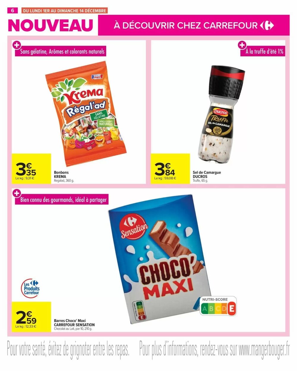 Prospectus promotionnel Carrefour valable à partir du 01/12/2025 - Page 6.