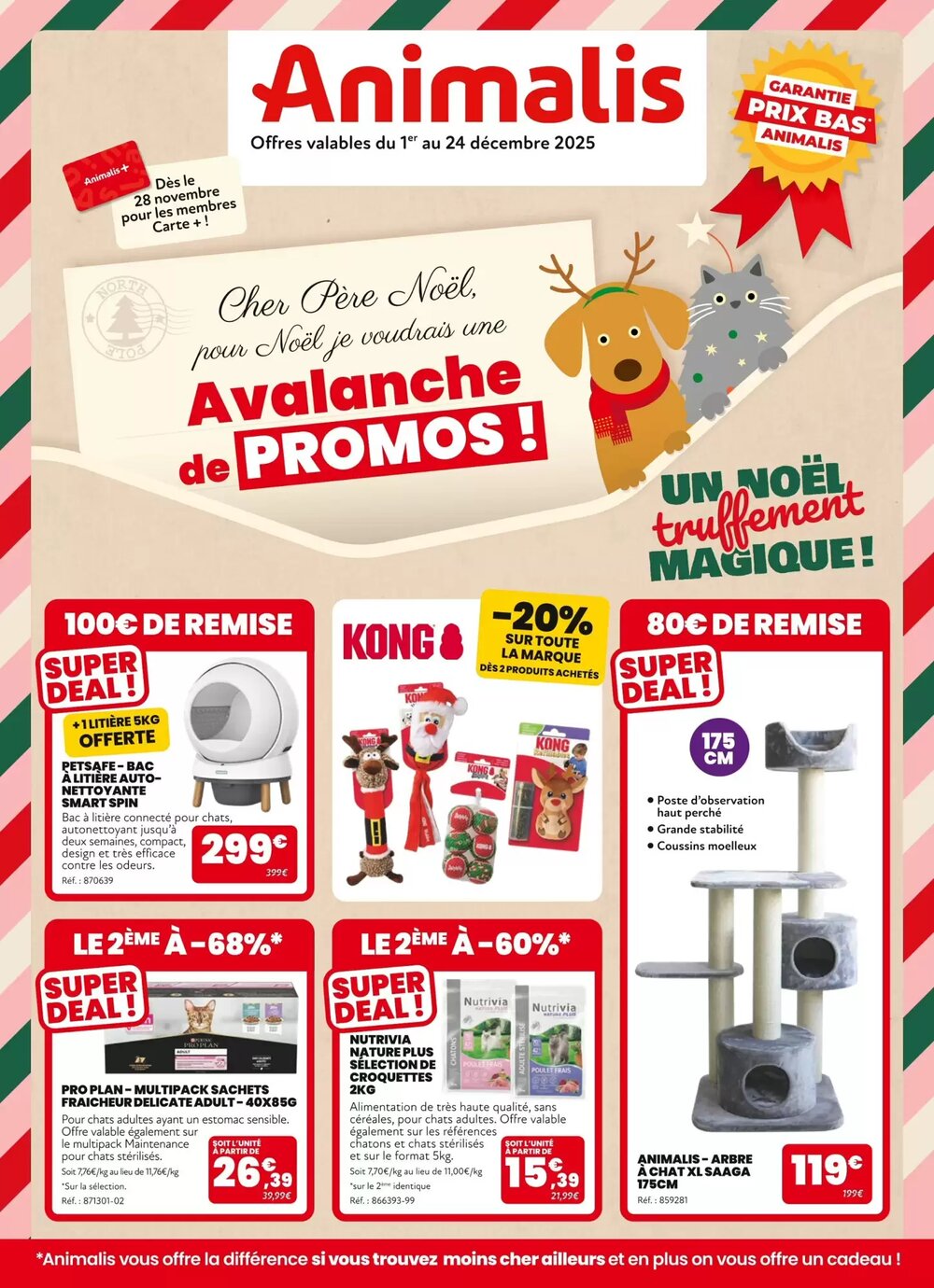 Prospectus promotionnel Animalis valable à partir du 01/12/2025 - Page 1.