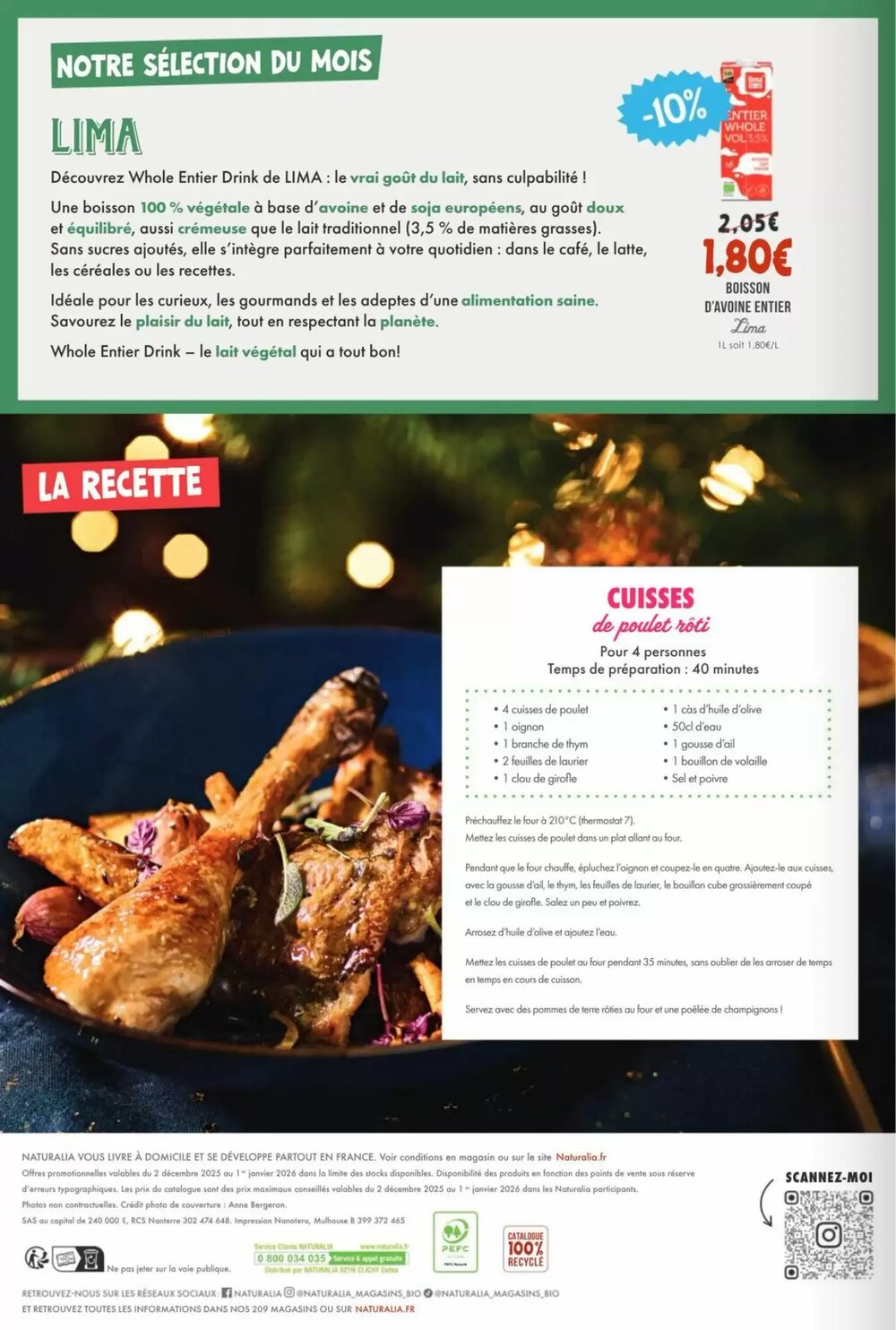 Prospectus promotionnel Naturalia valable à partir du 01/12/2025 - Page 10.