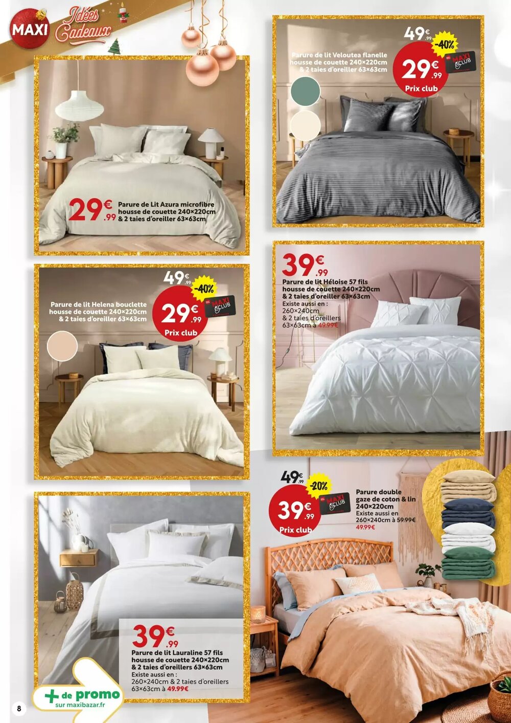 Prospectus promotionnel Maxi Bazar valable à partir du 01/12/2025 - Page 8.