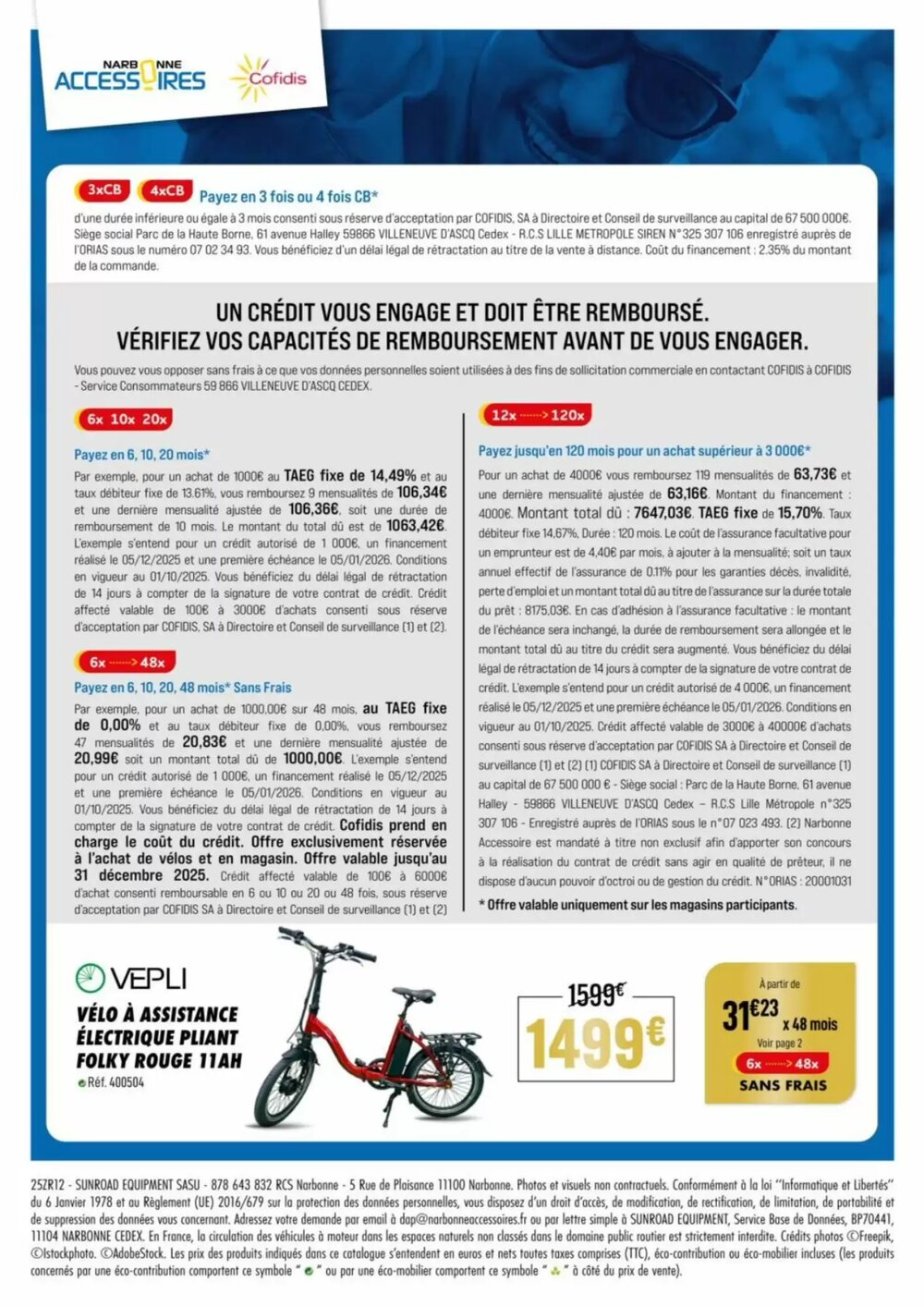 Prospectus promotionnel Narbonne accessoires valable à partir du 01/12/2025 - Page 2.
