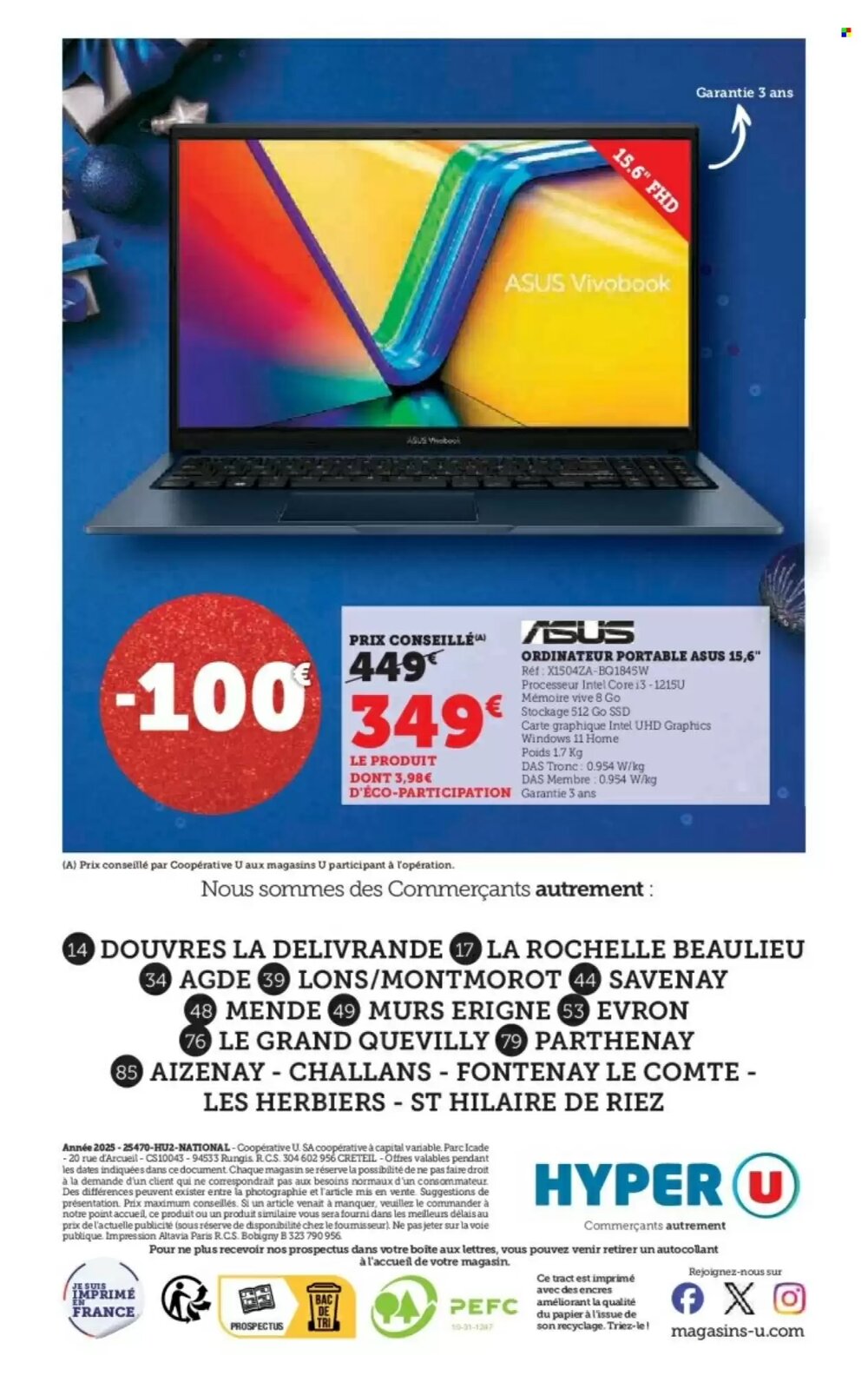 Prospectus promotionnel Hyper U valable à partir du 02/12/2025 - Page 28.