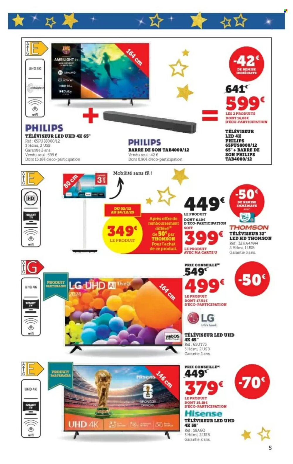 Prospectus promotionnel Hyper U valable à partir du 02/12/2025 - Page 5.