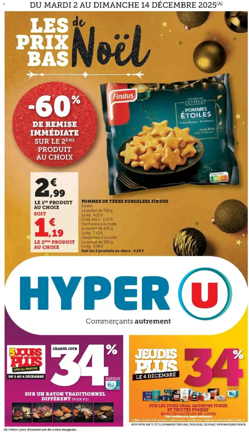 Prospectus promotionnel Hyper U valable à partir du 02/12/2025 - Page 1.