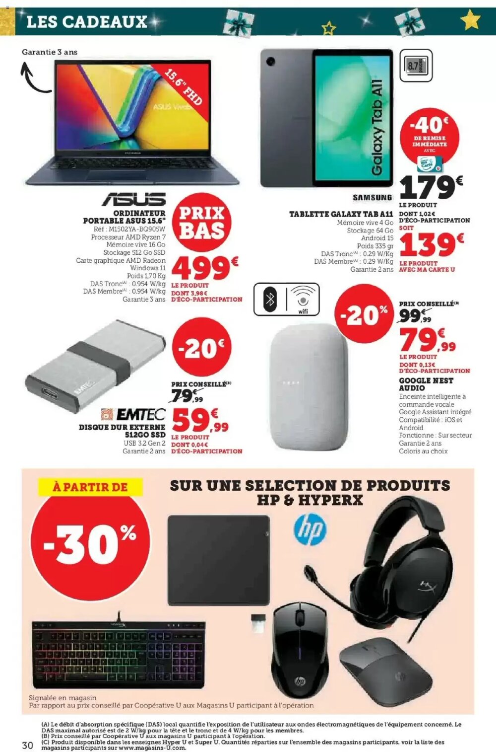Prospectus promotionnel Hyper U valable à partir du 02/12/2025 - Page 30.