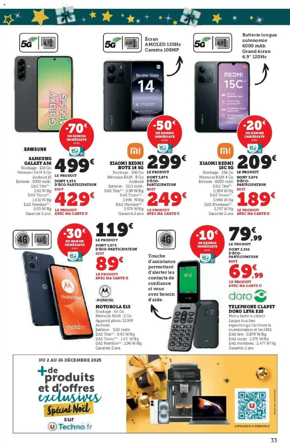 Prospectus promotionnel Hyper U valable à partir du 02/12/2025 - Page 33.