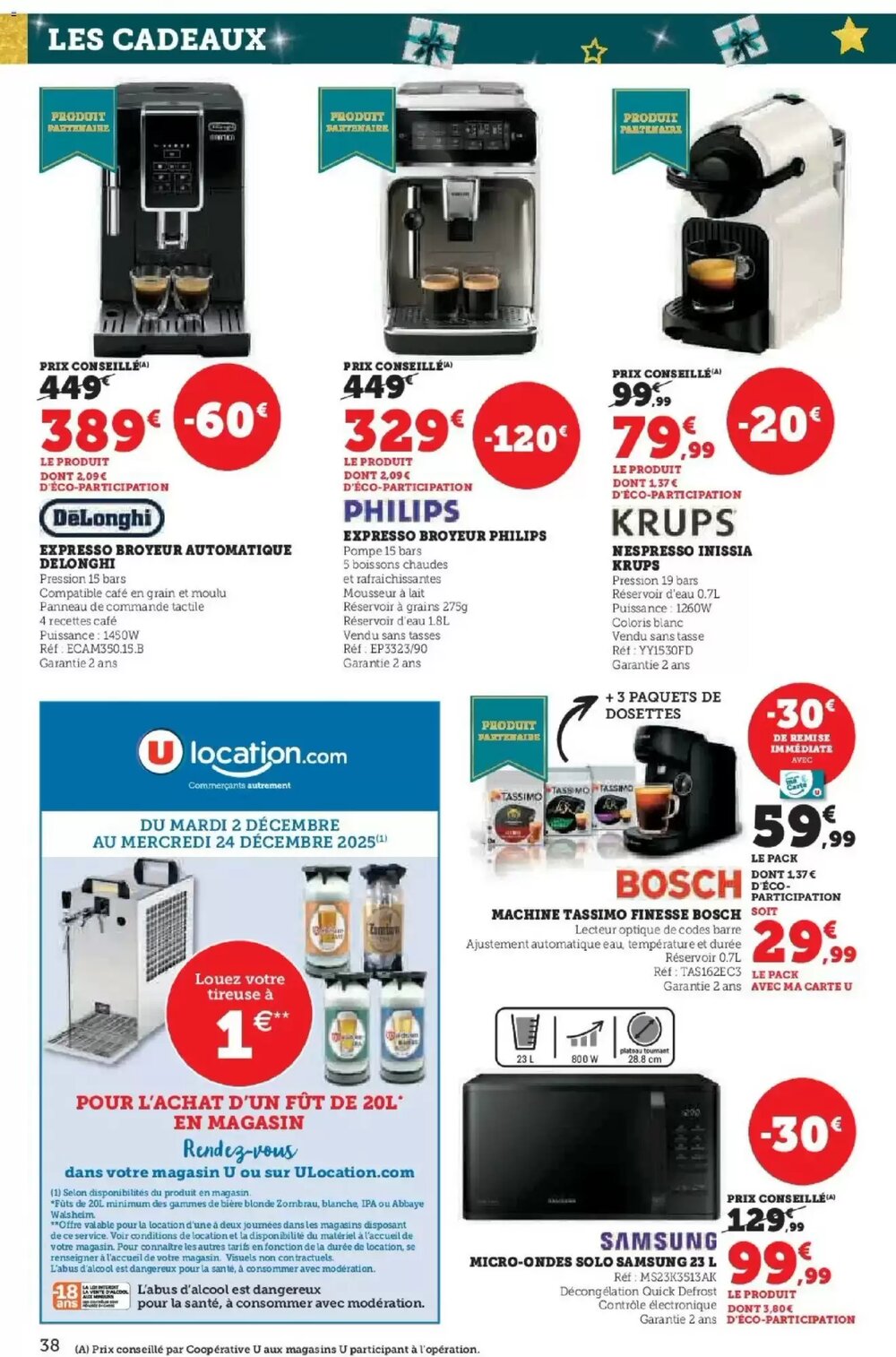 Prospectus promotionnel Hyper U valable à partir du 02/12/2025 - Page 38.