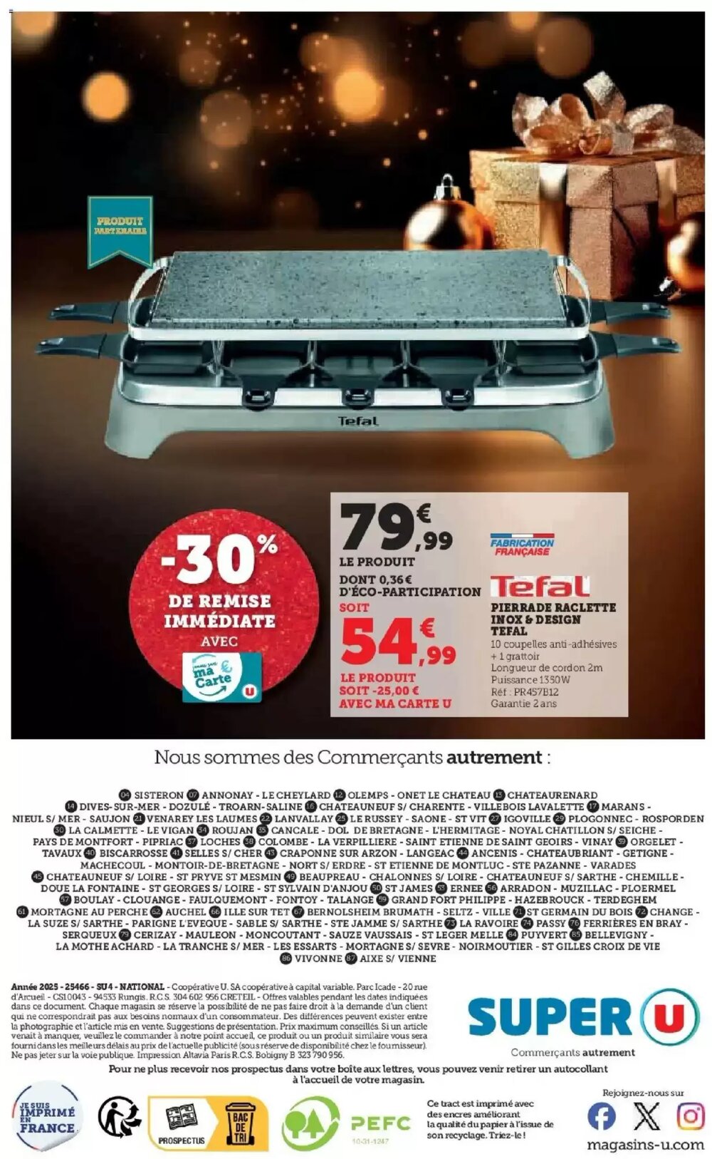Prospectus promotionnel Super U valable à partir du 02/12/2025 - Page 28.