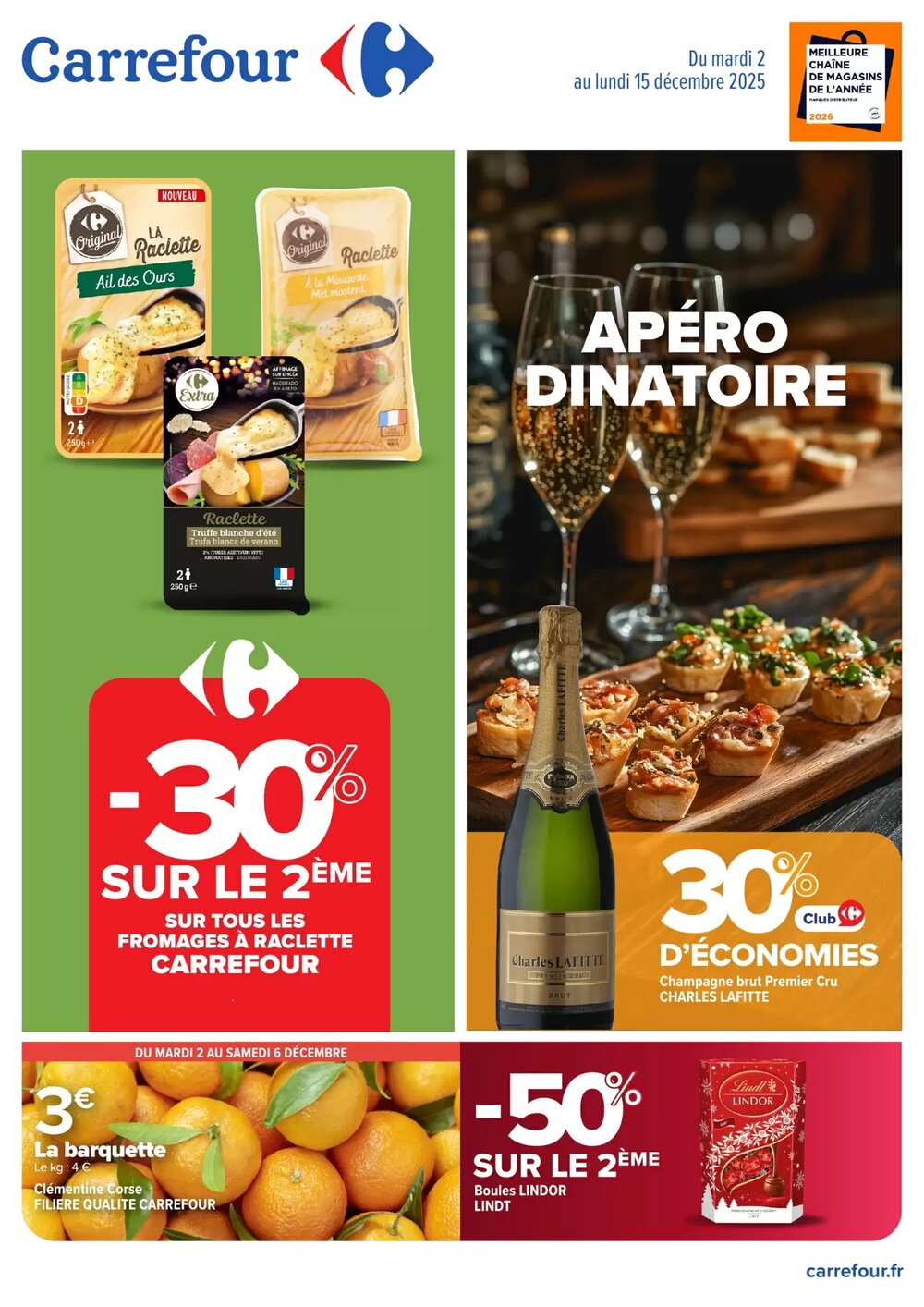 Prospectus promotionnel Carrefour valable à partir du 02/12/2025 - Page 1.