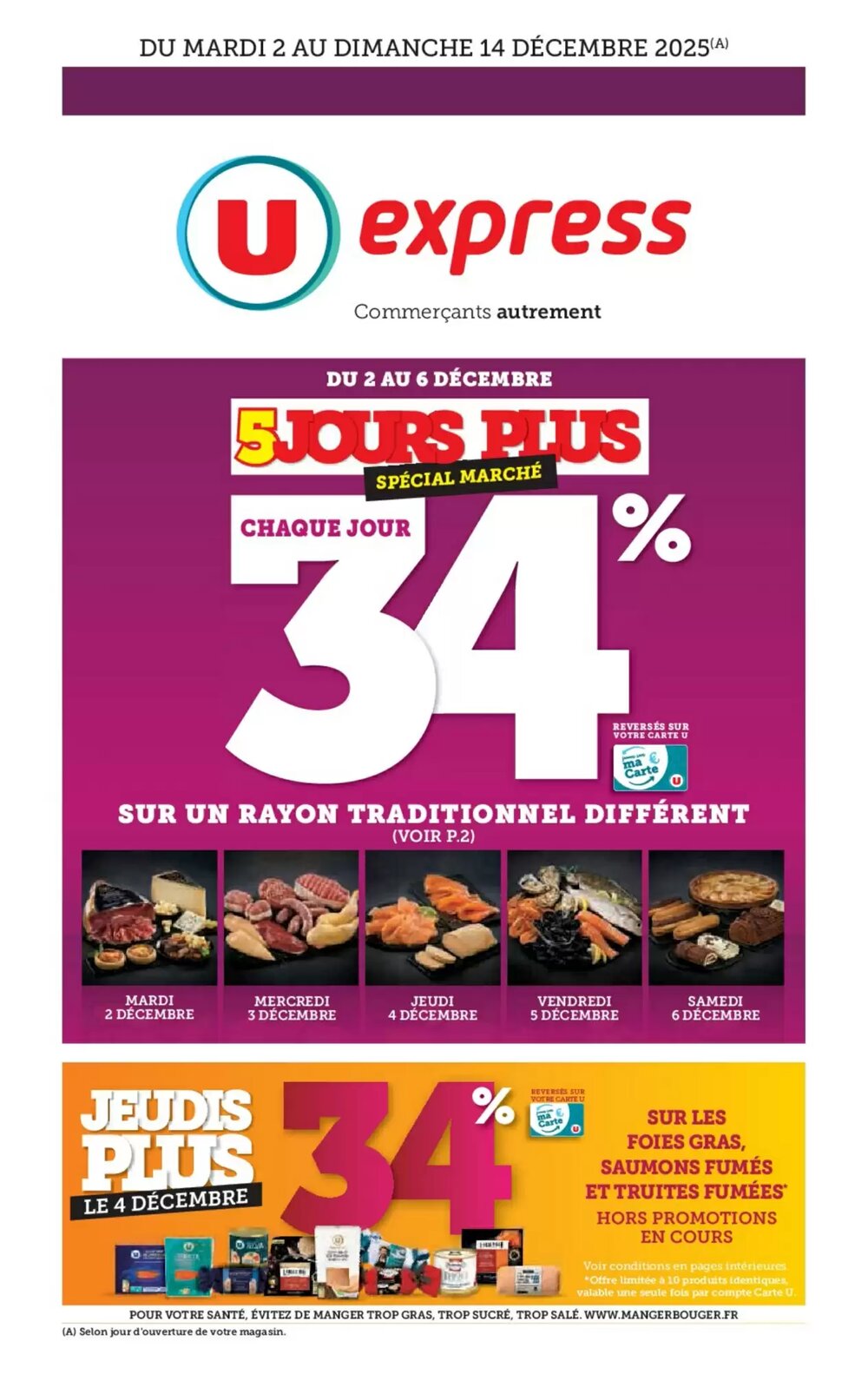 Prospectus promotionnel U Express valable à partir du 02/12/2025 - Page 1.