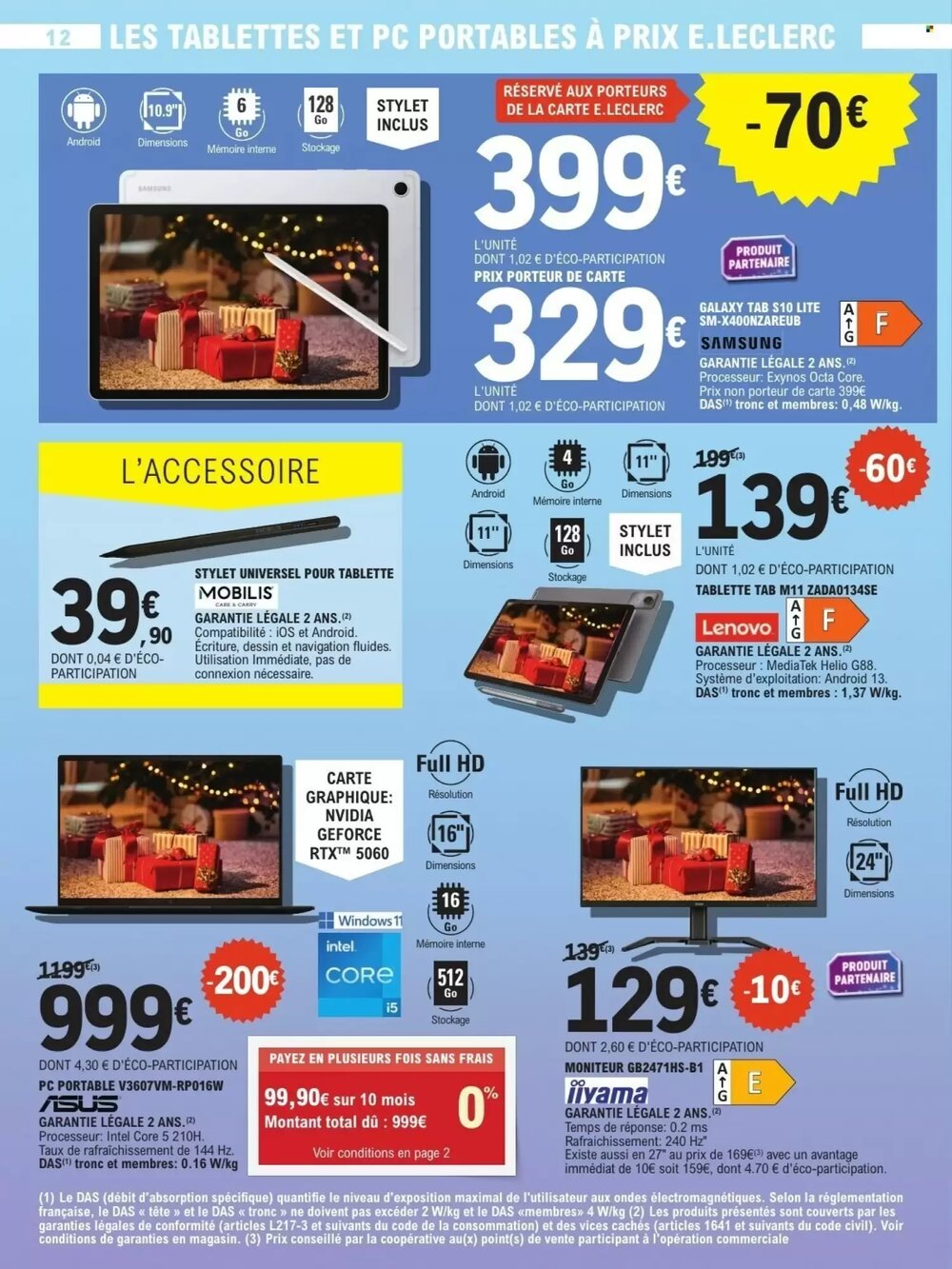 Prospectus promotionnel E.Leclerc valable à partir du 02/12/2025 - Page 12.