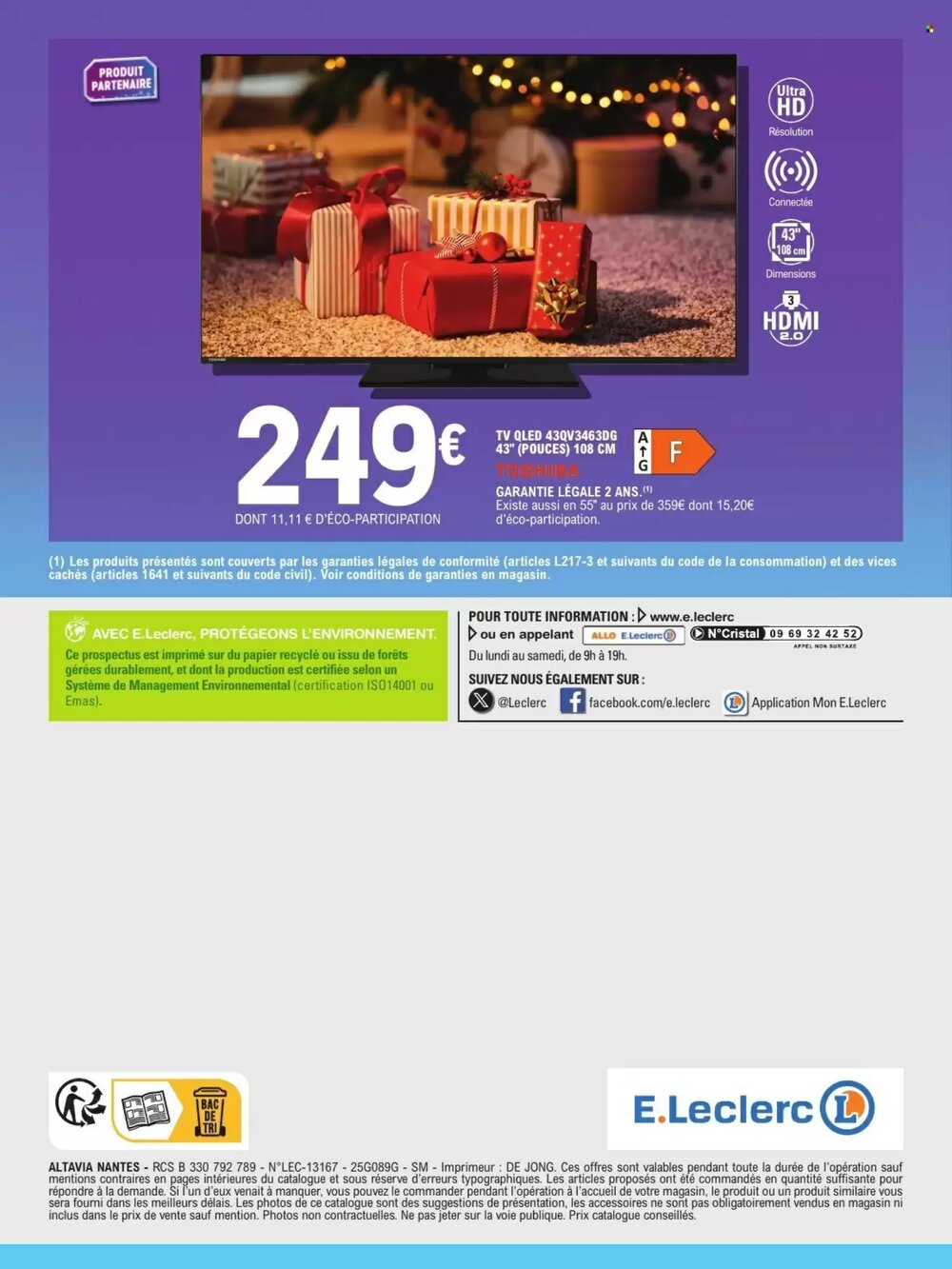 Prospectus promotionnel E.Leclerc valable à partir du 02/12/2025 - Page 16.