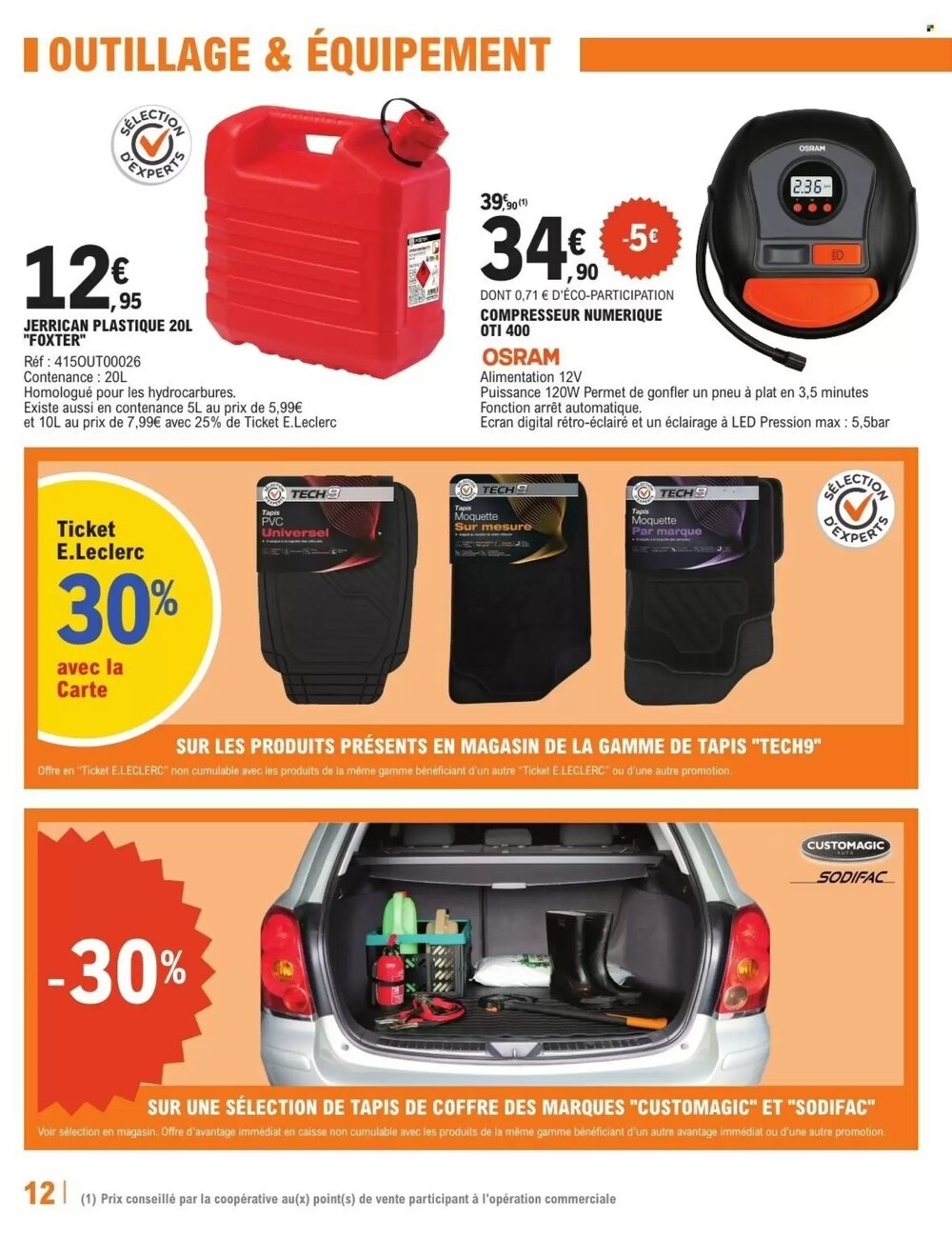 Prospectus promotionnel E.Leclerc L'Auto valable à partir du 02/12/2025 - Page 12.