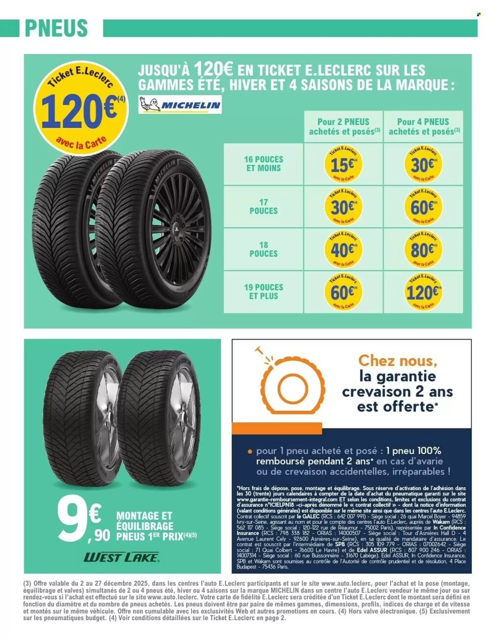 Prospectus promotionnel E.Leclerc L'Auto valable à partir du 02/12/2025 - Page 7.