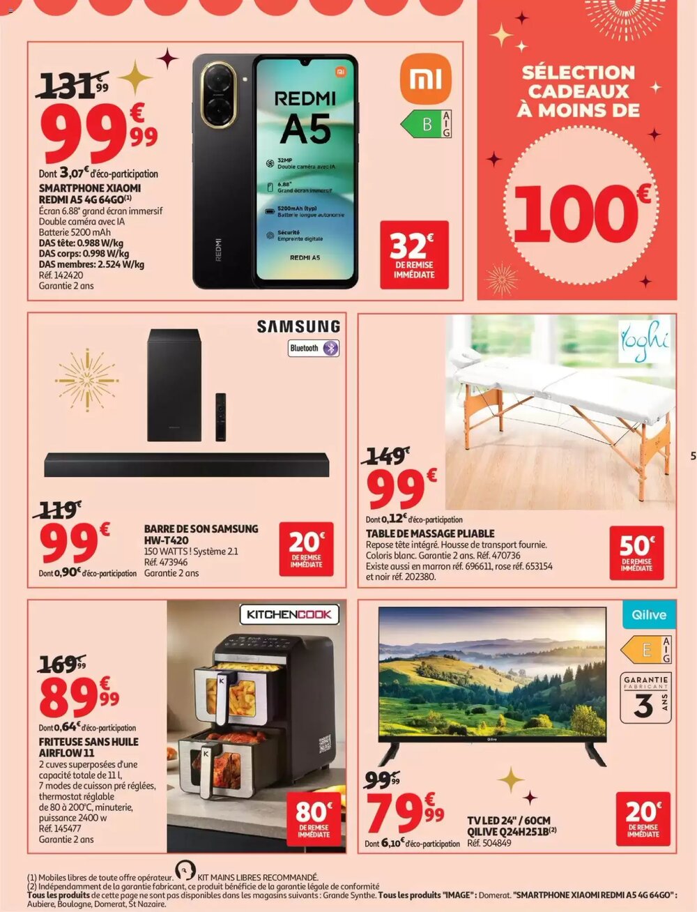 Prospectus promotionnel Auchan valable à partir du 02/12/2025 - Page 5.