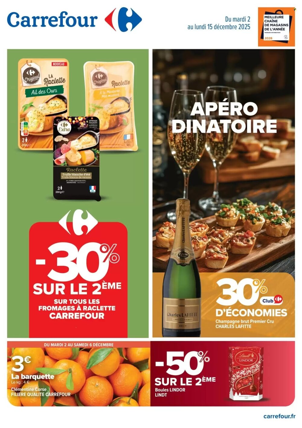 Prospectus promotionnel Carrefour valable à partir du 02/12/2025 - Page 1.