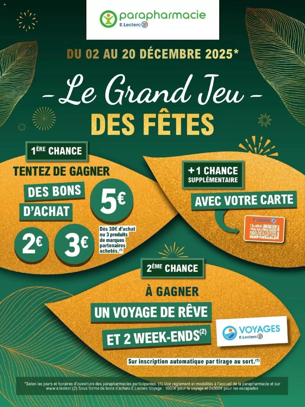 Prospectus promotionnel E.Leclerc Parapharmacie valable à partir du 02/12/2025 - Page 2.