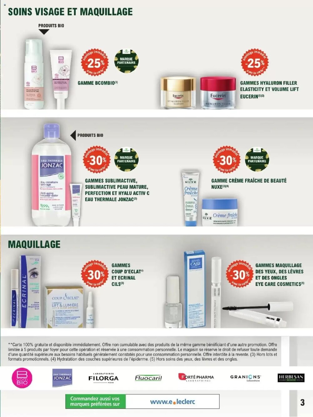 Prospectus promotionnel E.Leclerc Parapharmacie valable à partir du 02/12/2025 - Page 3.