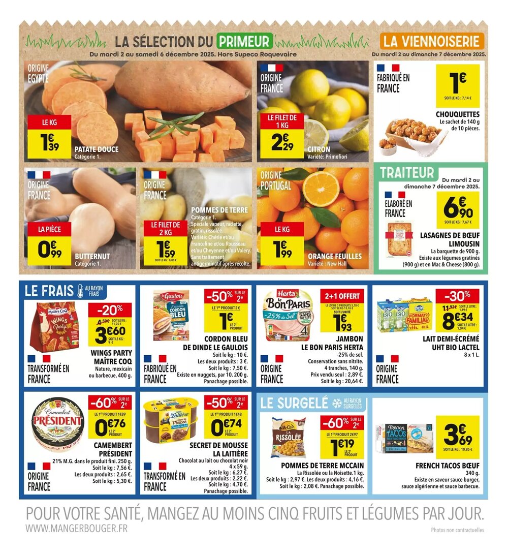 Prospectus promotionnel Supeco valable à partir du 02/12/2025 - Page 2.