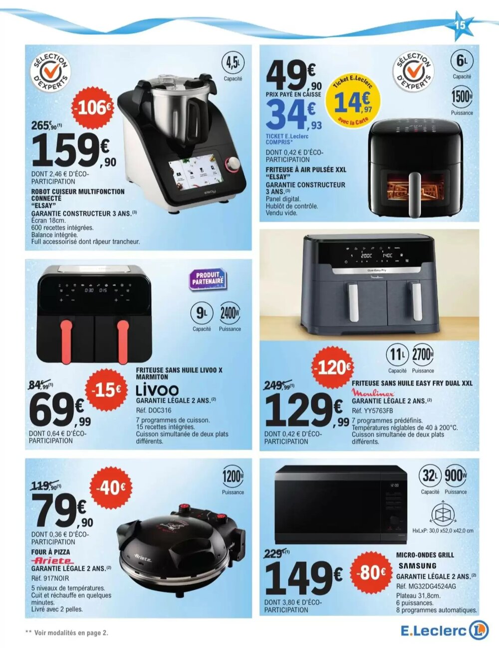 Prospectus promotionnel E.Leclerc valable à partir du 02/12/2025 - Page 15.