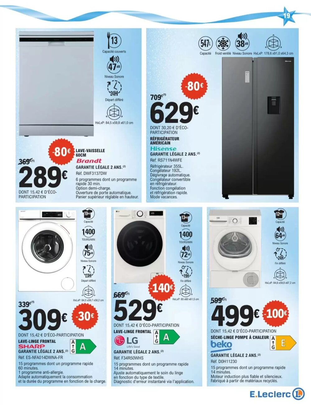 Prospectus promotionnel E.Leclerc valable à partir du 02/12/2025 - Page 19.