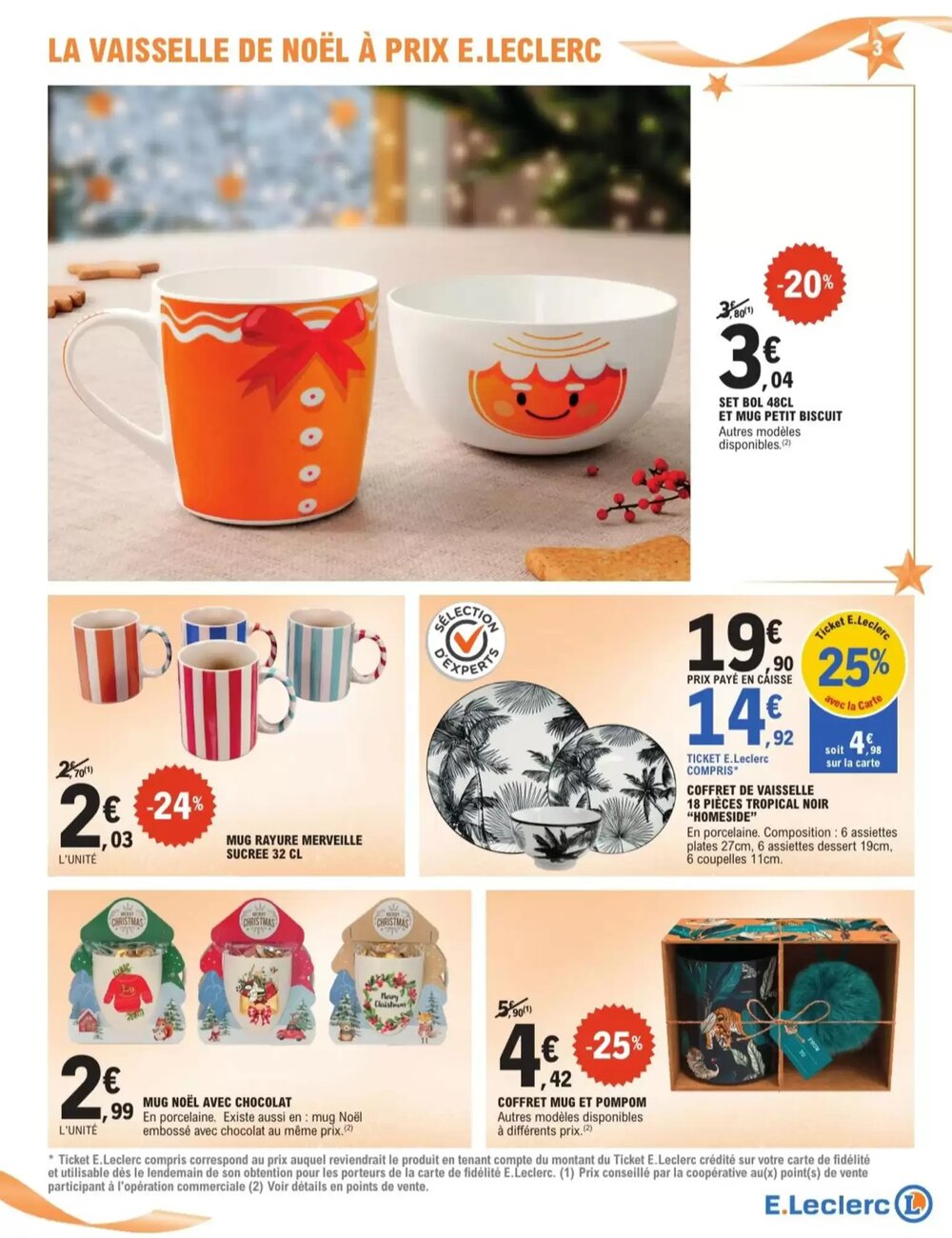 Prospectus promotionnel E.Leclerc valable à partir du 02/12/2025 - Page 3.