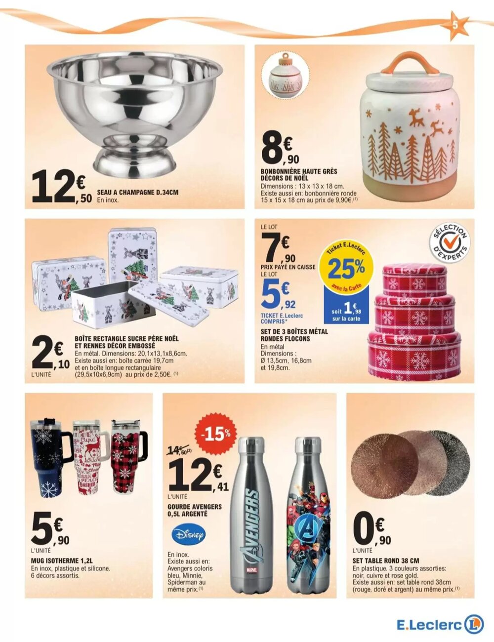 Prospectus promotionnel E.Leclerc valable à partir du 02/12/2025 - Page 5.
