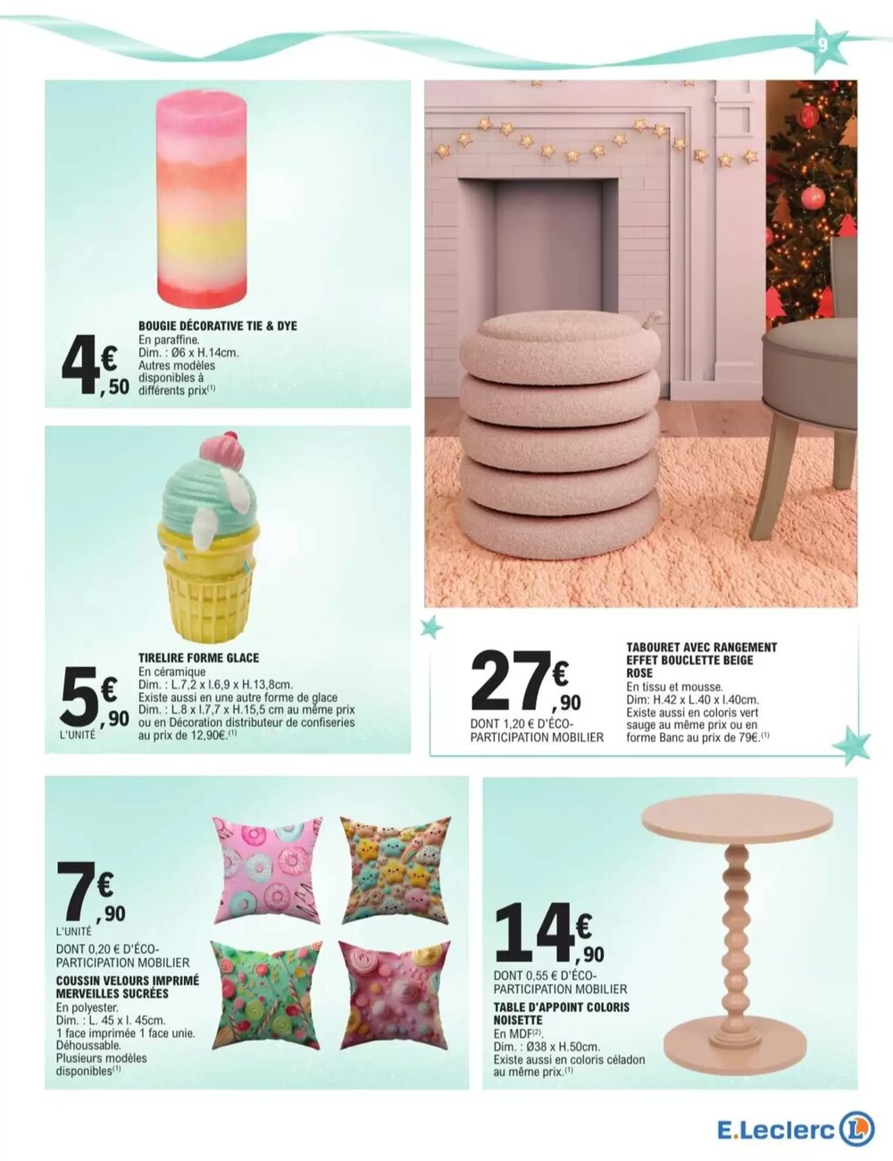 Prospectus promotionnel E.Leclerc valable à partir du 02/12/2025 - Page 9.