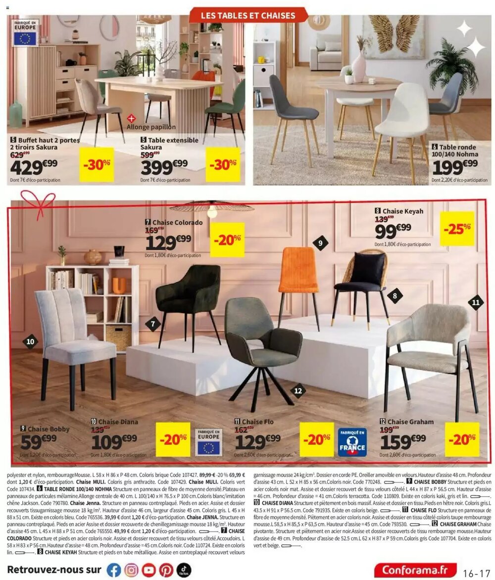 Prospectus promotionnel Conforama valable à partir du 02/12/2025 - Page 17.