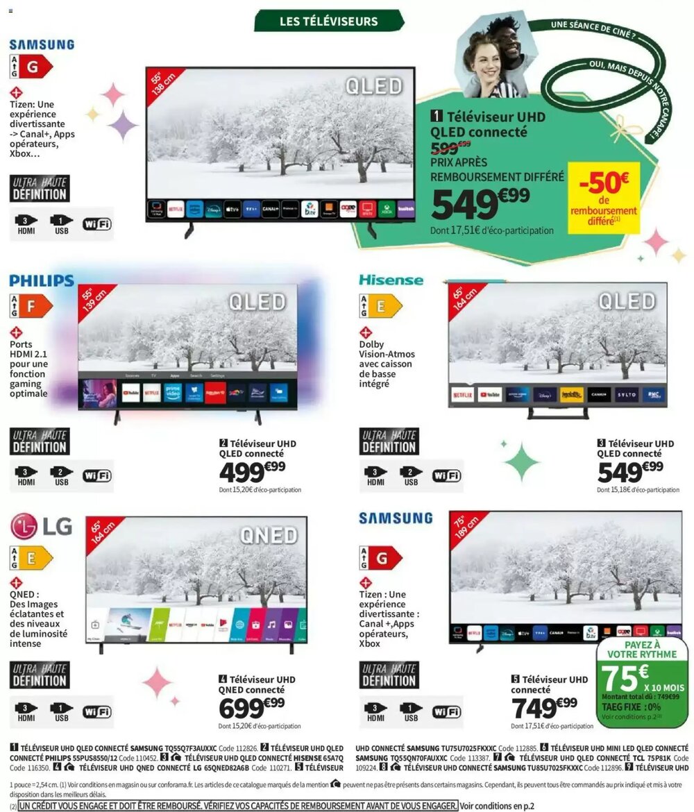 Prospectus promotionnel Conforama valable à partir du 02/12/2025 - Page 48.