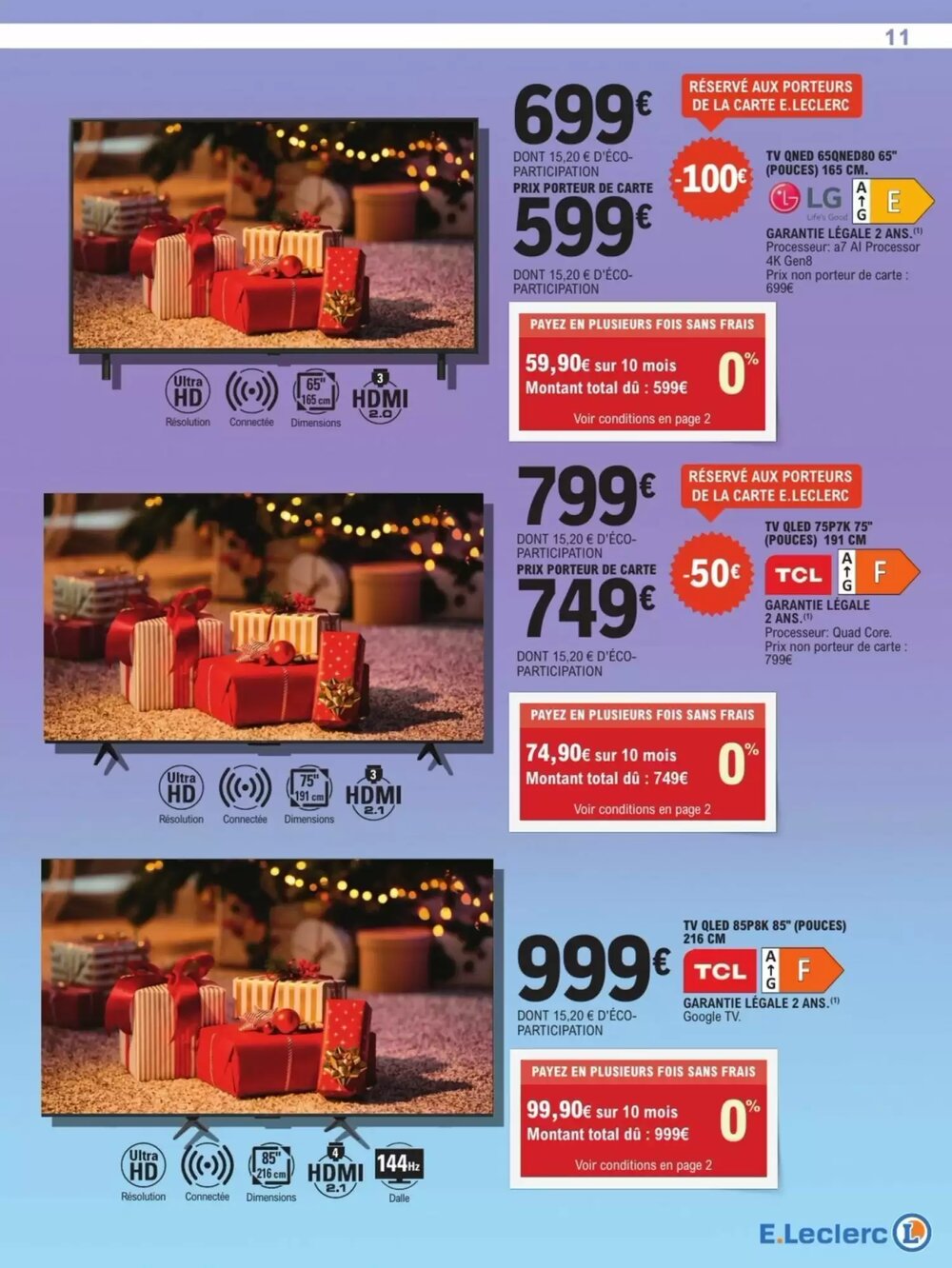Prospectus promotionnel E.Leclerc valable à partir du 02/12/2025 - Page 11.