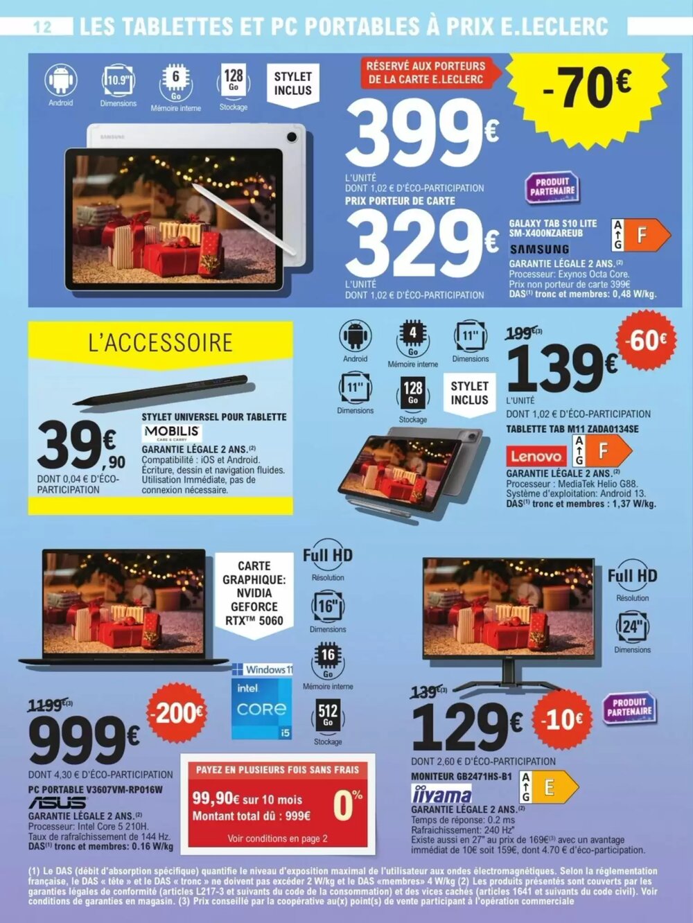 Prospectus promotionnel E.Leclerc valable à partir du 02/12/2025 - Page 12.