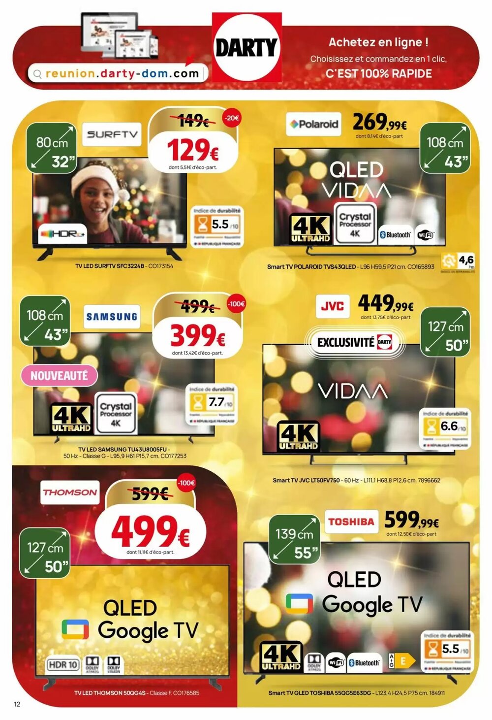 Prospectus promotionnel Darty valable à partir du 02/12/2025 - Page 12.