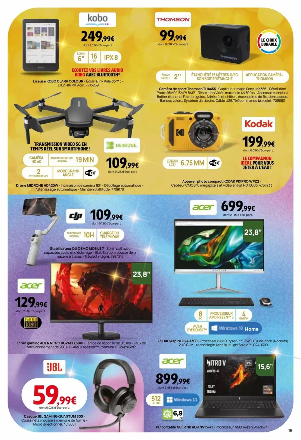 Prospectus promotionnel Darty valable à partir du 02/12/2025 - Page 15.
