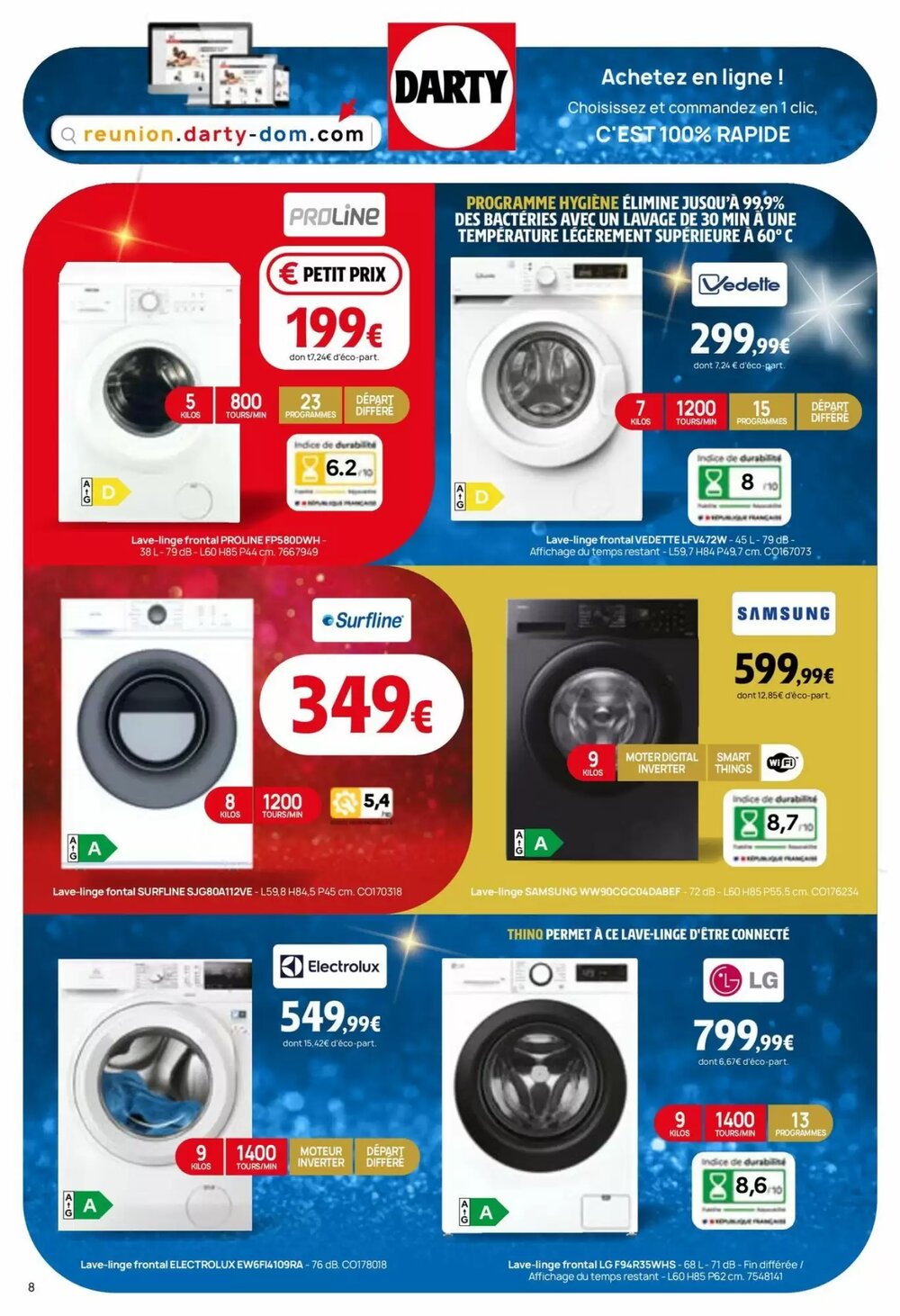 Prospectus promotionnel Darty valable à partir du 02/12/2025 - Page 8.
