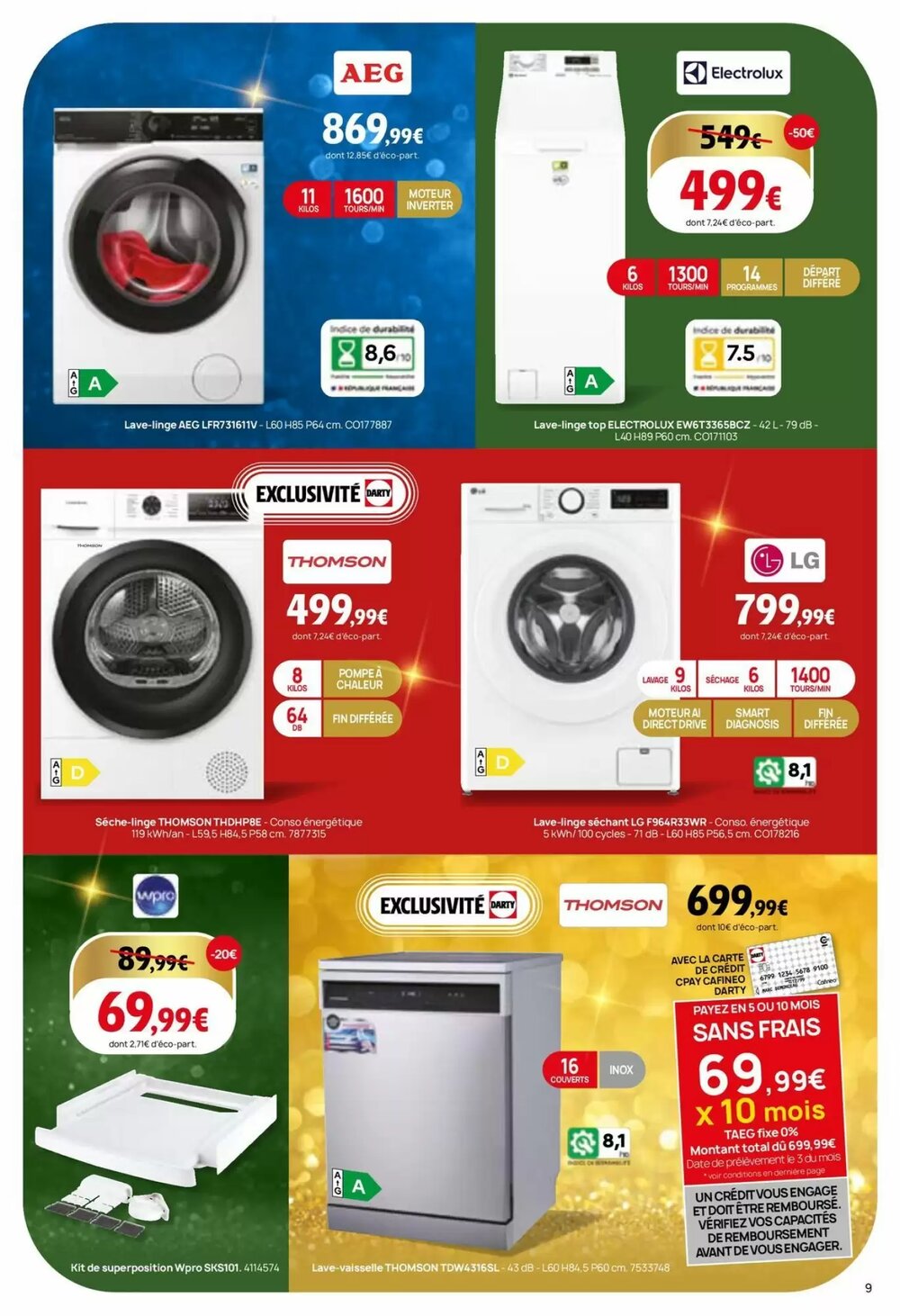 Prospectus promotionnel Darty valable à partir du 02/12/2025 - Page 9.