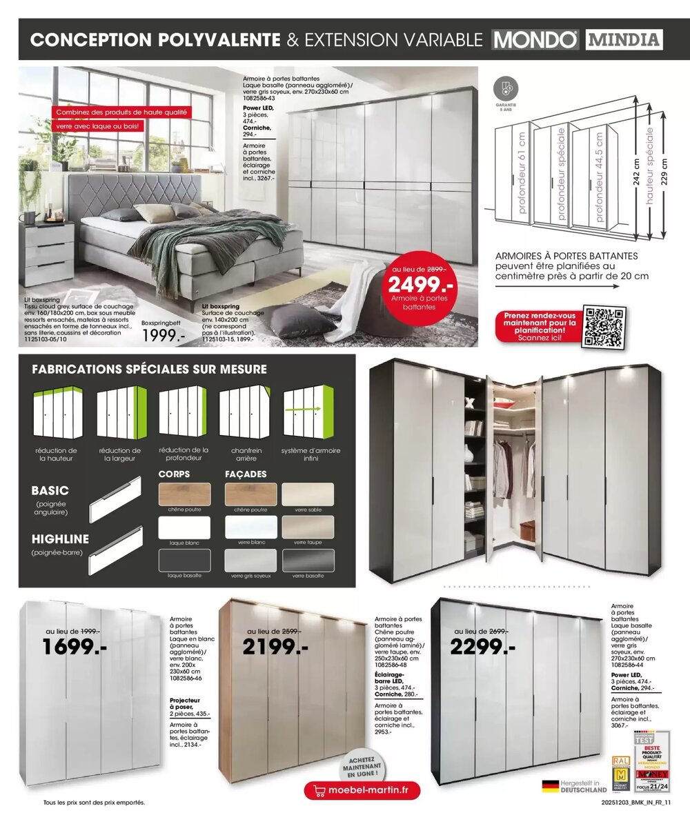 Prospectus promotionnel Möbel Martin valable à partir du 02/12/2025 - Page 11.