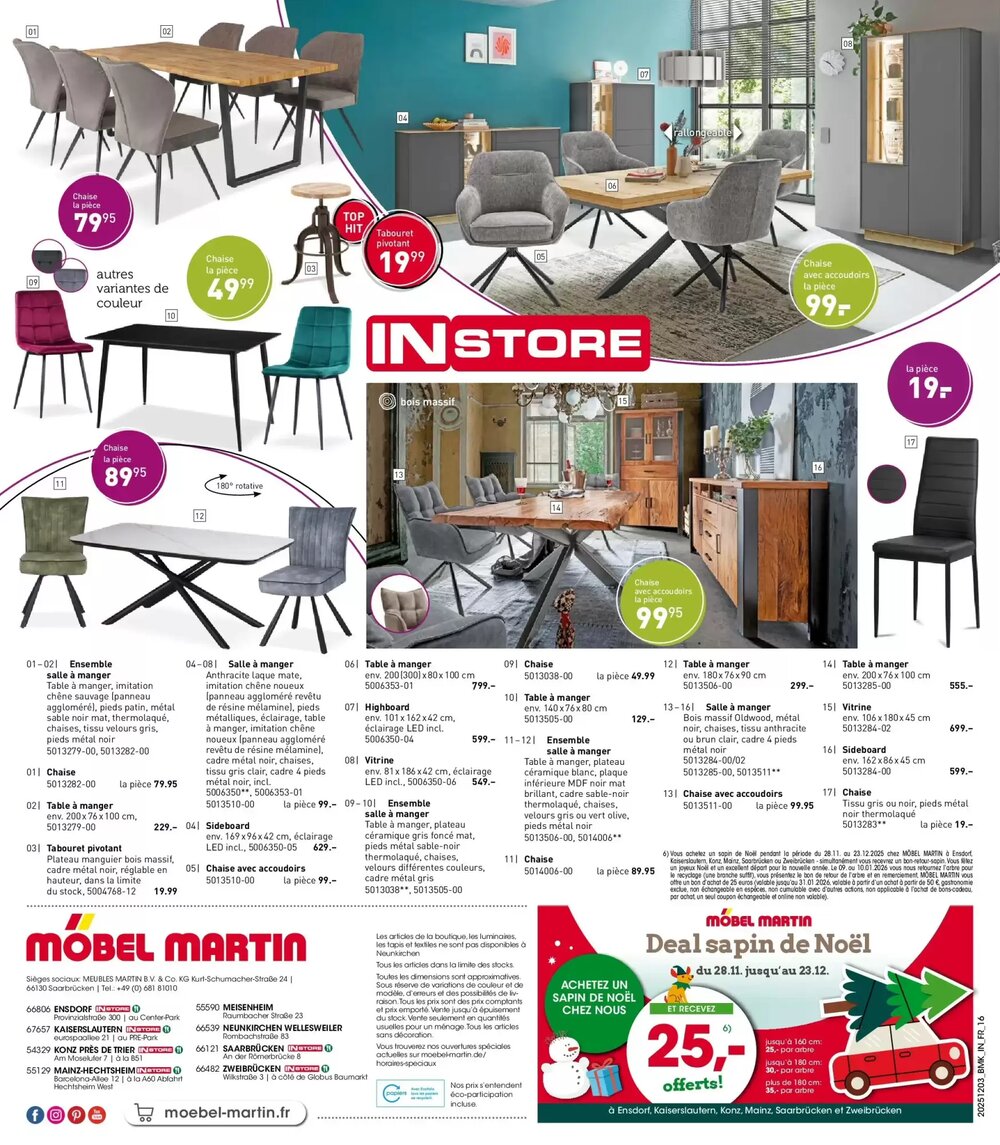 Prospectus promotionnel Möbel Martin valable à partir du 02/12/2025 - Page 16.