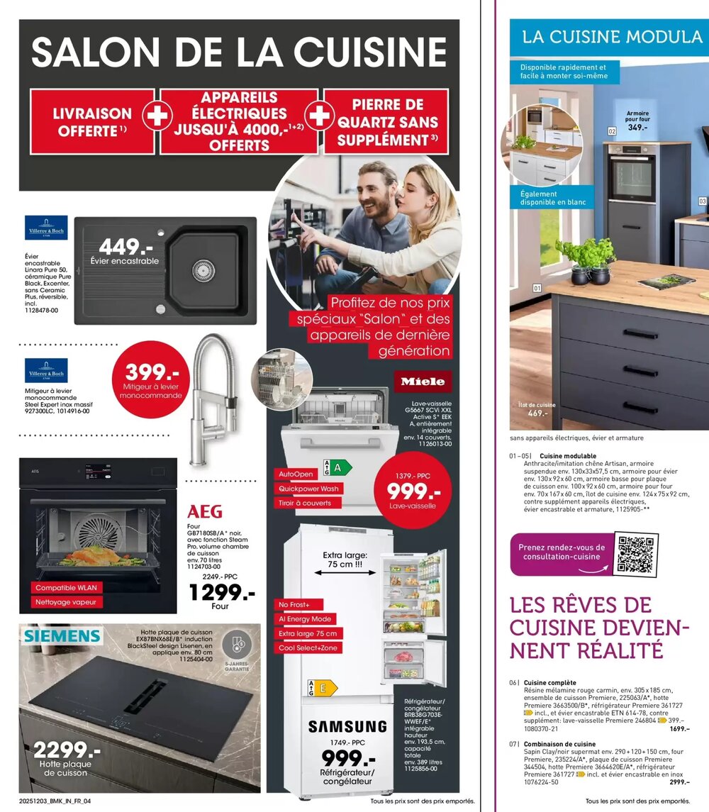 Prospectus promotionnel Möbel Martin valable à partir du 02/12/2025 - Page 4.