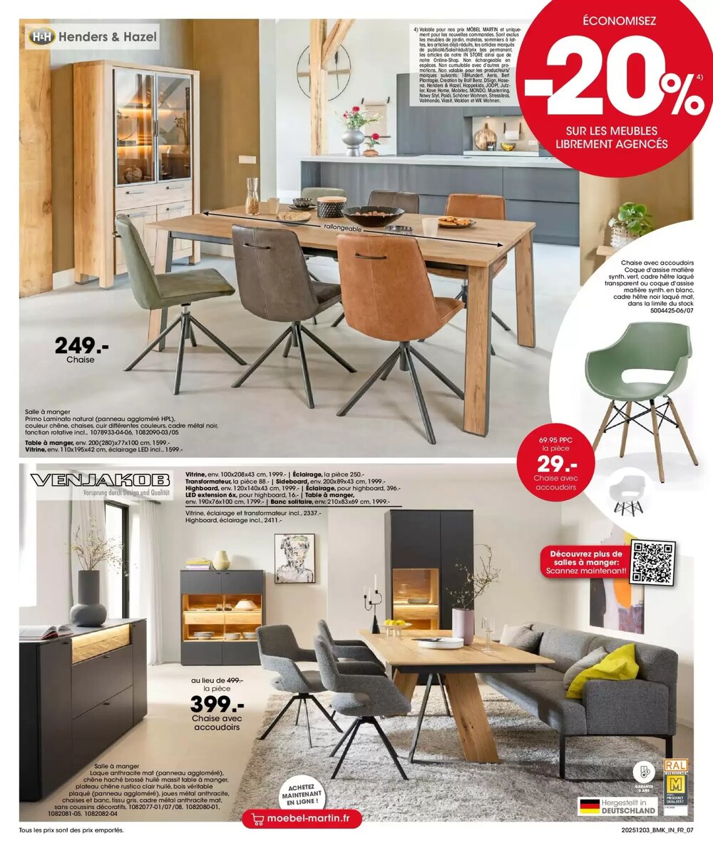 Prospectus promotionnel Möbel Martin valable à partir du 02/12/2025 - Page 7.